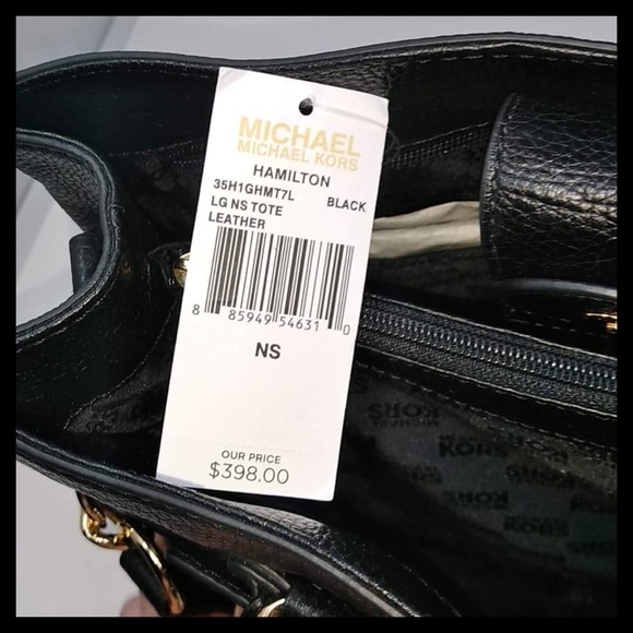 Michael Kors Hamilton Large NS Leather Tote Bag - Picture 14 of 14